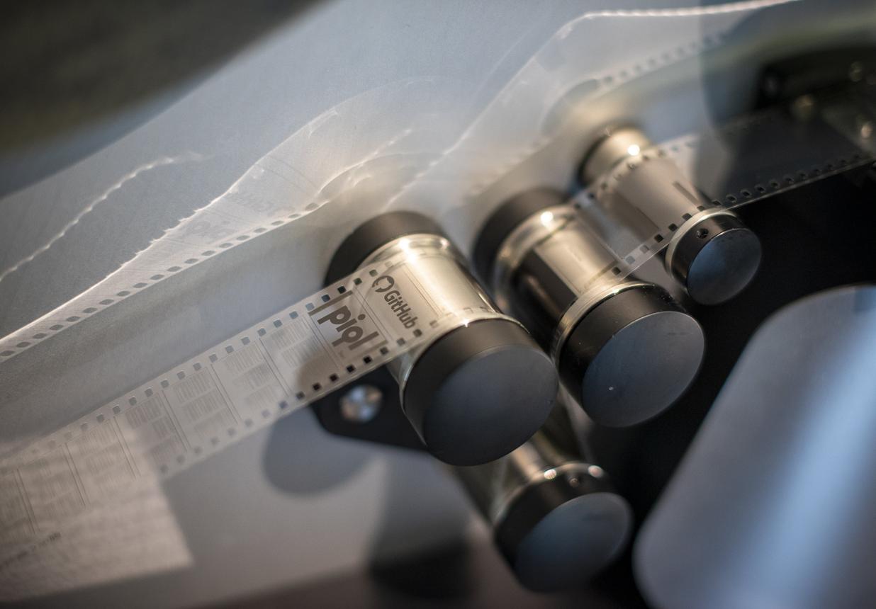 A reel, Piql film