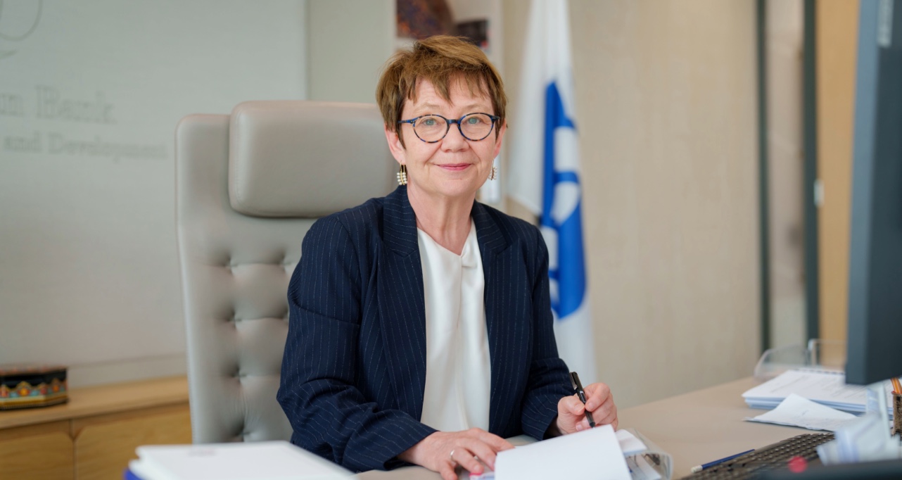 Odile Renaud-Basso, the president of the EBRD