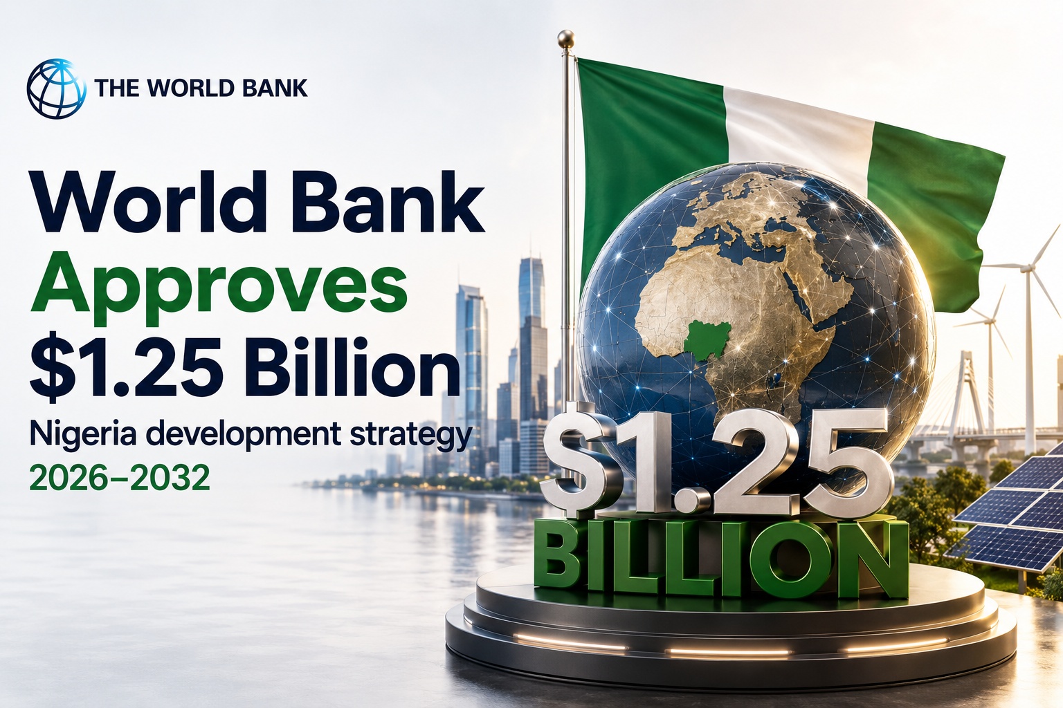 Breaking - The World Bank Group Approves A New 2026–2032 Fresh Financing For Nigeria Worth $1.25 billion