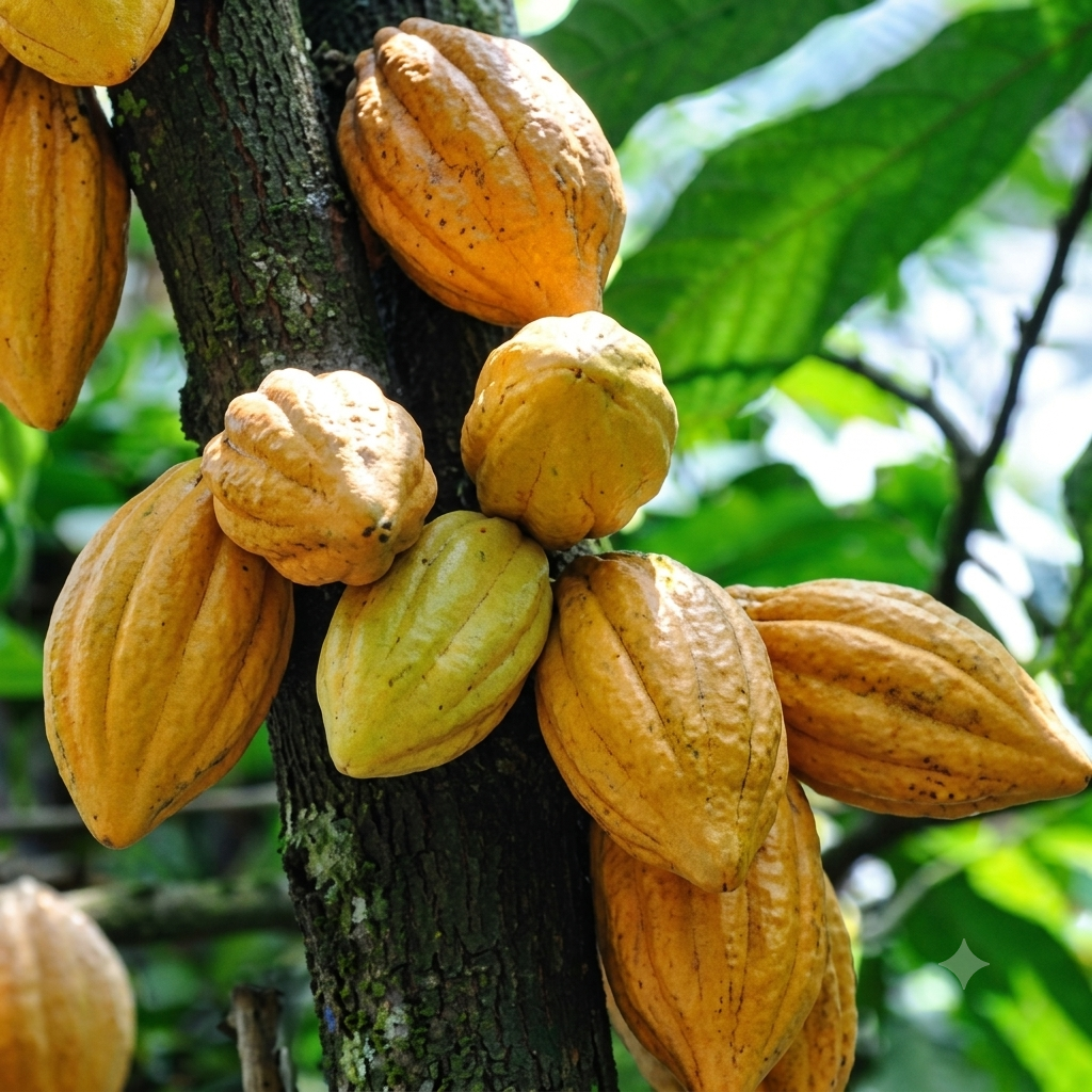 cocoa pods
