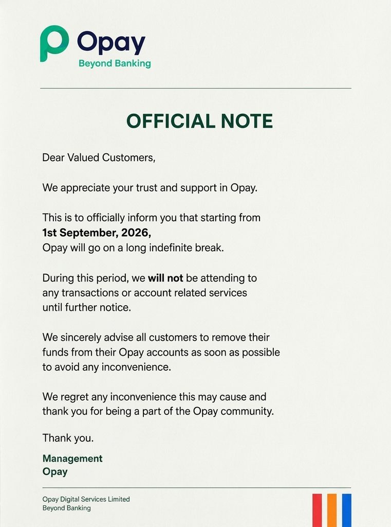A Weekend of Panic: The Viral Message That Shook Nigerian Fintech Users